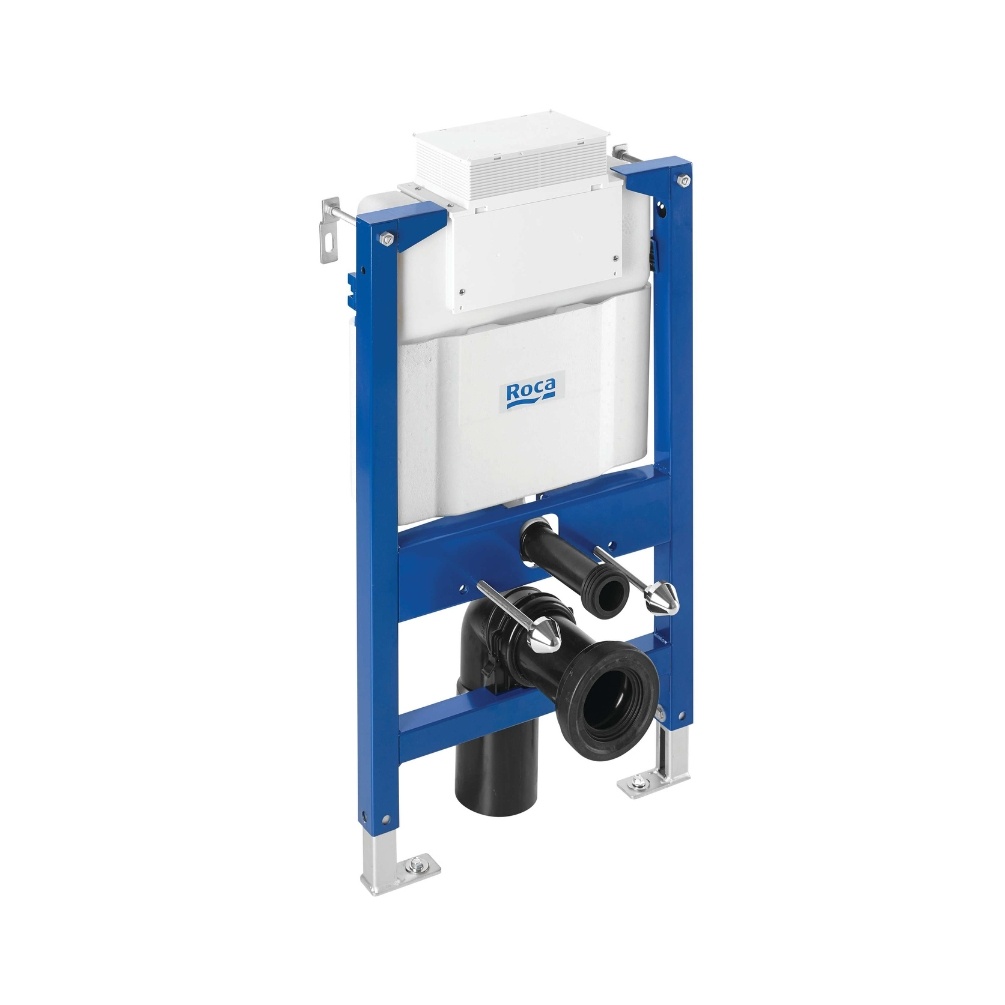 Cut out image of the Roca Duplo One 820mm Under Window Wall Hung WC Frame with Dual Flush Cistern